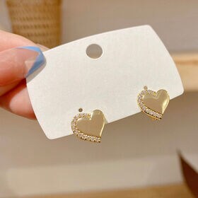 ハートピアス  ゴールド