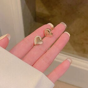 ハートピアス  ゴールド