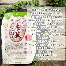 計3.6kg【150g×24パック】ライスパック 山形つや姫・玄米ごはん