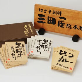 【3種計9食/各210g×各3食】「三田屋総本家」 カレー詰合せ（黒毛和牛・黒豚・ビーフ）