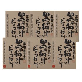 【6食】「三田屋総本家」 黒毛和牛のビーフカレー6食セット