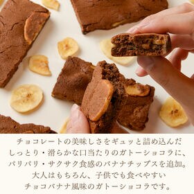 【20本入り】スティックガトーショコラ（チョコバナナ）1本当たり約45g(個包装)※割れ欠けあり