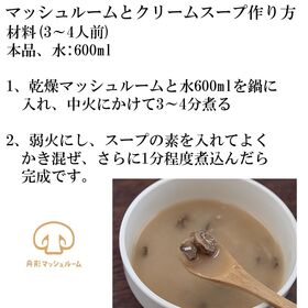 【3~4人前(44g(3~4人前)×2袋) 】マッシュルームスープ