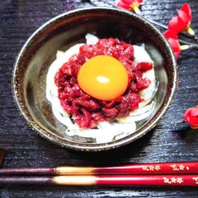 【計400g/2種50g×各4パック】馬刺し2種セット(赤身＆ユッケ)