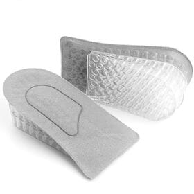 【グレー】3段階調整可能 シークレットインソール