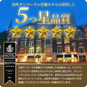 【2個セット】デンマーク発のラグジュアリー枕　フォスフレイクス ロイヤーレ