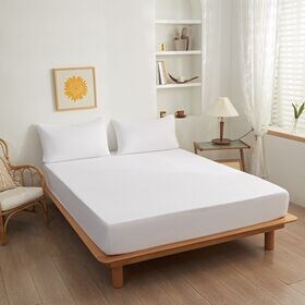 【セミシングル/ホワイト】ボックスシーツ