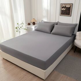 【ファミリー(240*200)/グレー】ボックスシーツ