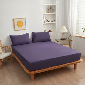 【セミダブル/ブルーパープル】ボックスシーツ