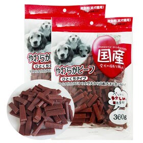 【360g×2P】やわらかビーフ ひとくちタイプ 全犬種用 ITFC