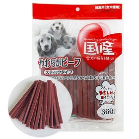 【360g】やわらかビーフ スティックタイプ 全犬種用 ITFC