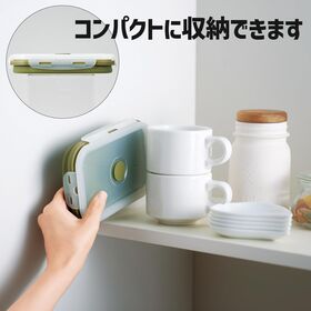 折りたたみシリコン保存容器大小2個セット