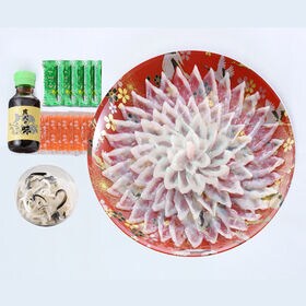 「関とら本店」とらふく刺身セット【刺身・皮大増量】