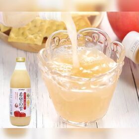 【1L×6本】青森県「希望の雫」酸化防止剤不使用りんごジュース／ストレート果汁100％／密閉搾り製法