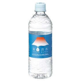 【500ml×48本】 富士清水 JAPAN WATER バナジウム＆シリカ天然水 宅配便2個口配送