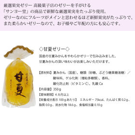 【1袋350g×2袋】サンヨー堂 果実ゼリー 甘夏