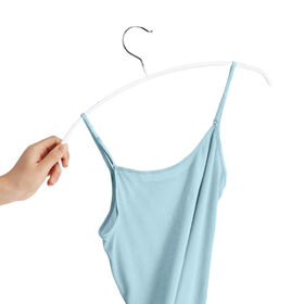 【ブラウン48本セット】ミナリノ　ずれ落ちにくく、すっきり収納！スタイルハンガー