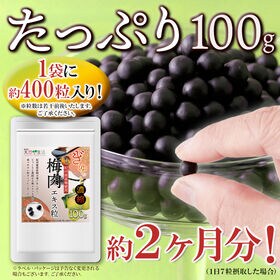 梅肉エキス粒100g（1袋に約400粒入り）