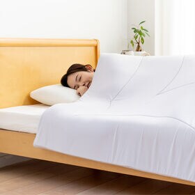 【グレー／シングル】もちもちフトン 掛け布団 ウレタン（洗濯ネット使用で丸洗い可）※日本製