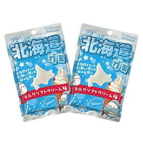 【39g(3g×13粒)×2袋】北海道グミ ミルクソフトクリ...