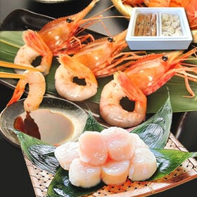 【計1kg】ボタンエビ・ホタテお刺身 セット