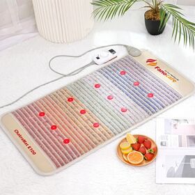 Fanocare アメジスト 温熱バイオマット 7種類の天然石 マイナスイオン（12フォトン）