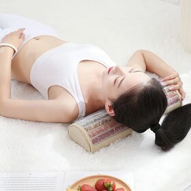 Fanocare 7つの天然石 チャクラピロー マイナスイオン・遠赤外線ストーン枕（小）