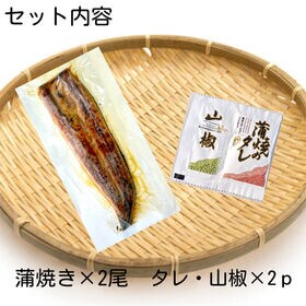 【110g×2尾】鹿児島県産 うなぎ蒲焼き（タレ・山椒付き）