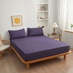 5枚セット【セミダブル/ブルーパープル】ボックスシーツ