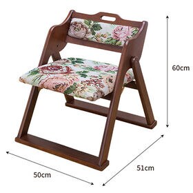 天然木和風折り畳み椅子