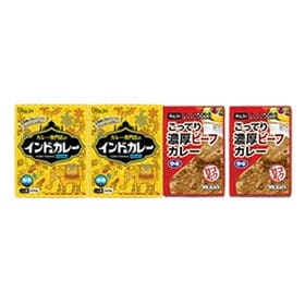 【2種/計4袋】レトルトカレー ＆ビーフカレー | 吟味された素材やスパイスを使い、安心の国内工場で作られたレトルトカレー。