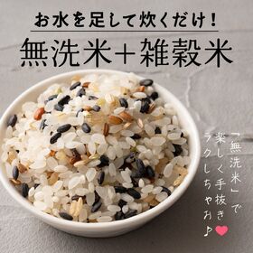 【2.4kg(400g×6袋)】国産雑穀入り無洗米（古代米）水を足して炊くだけ♪