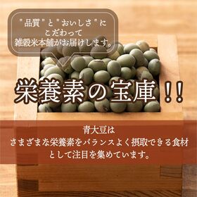 【24kg(400g×60袋)】国産 青大豆