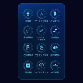 ボイスレコーダー 8GB 自動保存 高音質 小型IC録音