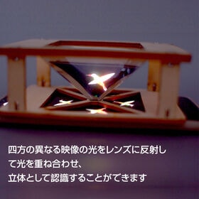 3Dホログラム 工作キット 立体映像 スマホ対応