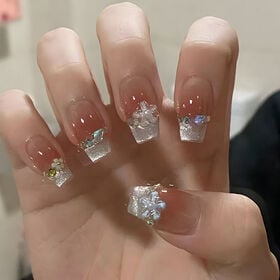 【24枚入】ネイルチップ チークネイル