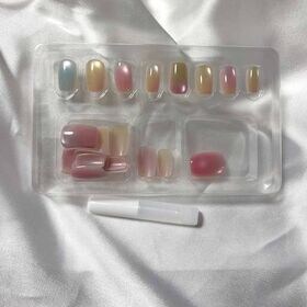 【30枚入】ネイルチップ カラフル×グラデーション