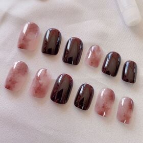 【24枚入】ネイルチップ ニュアンスネイル（タイプ：R643...