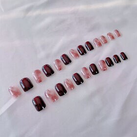 【24枚入】ネイルチップ ニュアンスネイル（タイプ：R643）