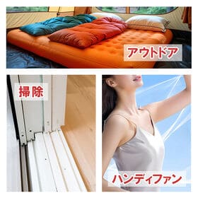 超強風 「充電式小型ブロワー（ブラック）」 掃除・ハンディファン・エアダスター・ドライヤー・空気入れ