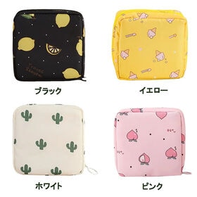 【イエロー】ミニポーチ アイスクリーム