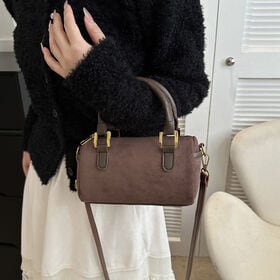 【ブラウン】2WAY ミニバッグ