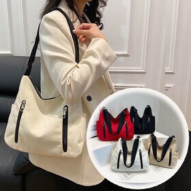 【レッド】キャンパストートバッグ