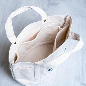 【けんさくとえんじん】帆布トートバッグ