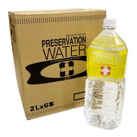 【2L×6本】プリザベーションウォーター 長期保存水 天然水 防災備蓄水
