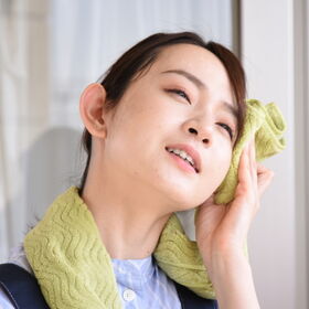 【計6枚/ポピー】フェイスタオル テイジン 帝人 マイクロファイバータオル（3カラー/各2枚）