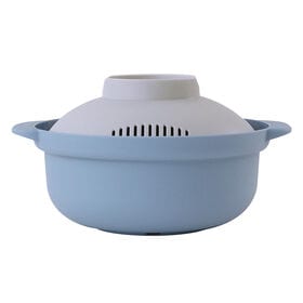 【ブルー】レンジ鍋 Recopo レコポ &NE アンドエヌ...