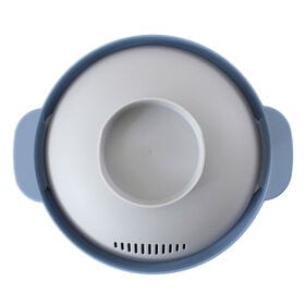 【ブルー】レンジ鍋 Recopo レコポ &NE アンドエヌイー NIM-118/BL