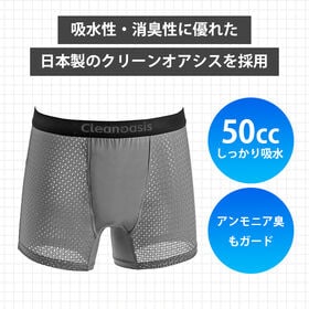 【3枚セット/LLサイズ】超爽快！メッシュ吸水安心パンツ