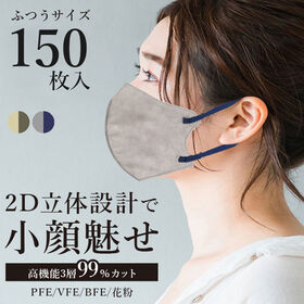 【30枚入×5箱セット】2Dバイカラーマスク　各色15枚30...